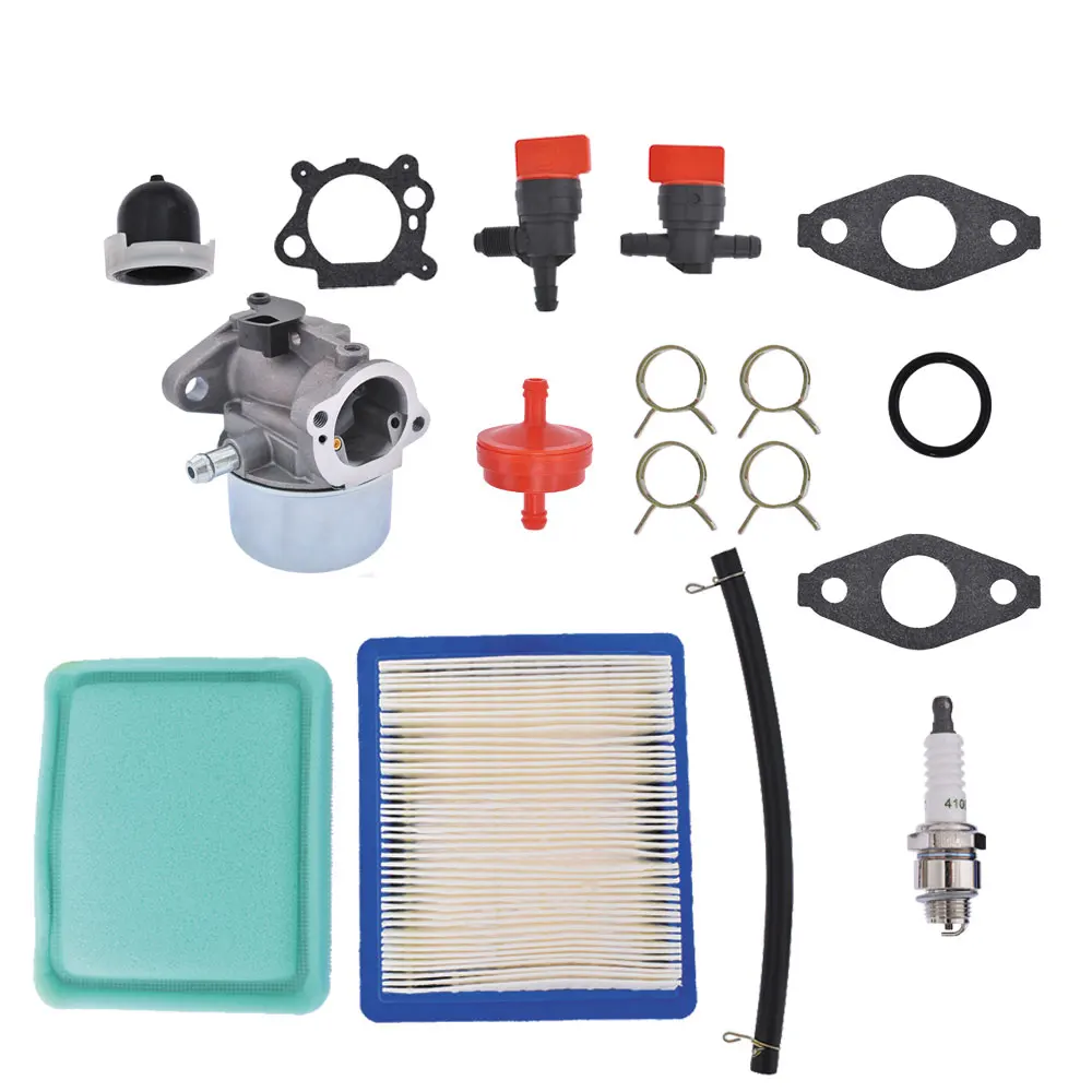 Kit carburador para briggs & stratton 799868 498254 497347 497314 498170 carb