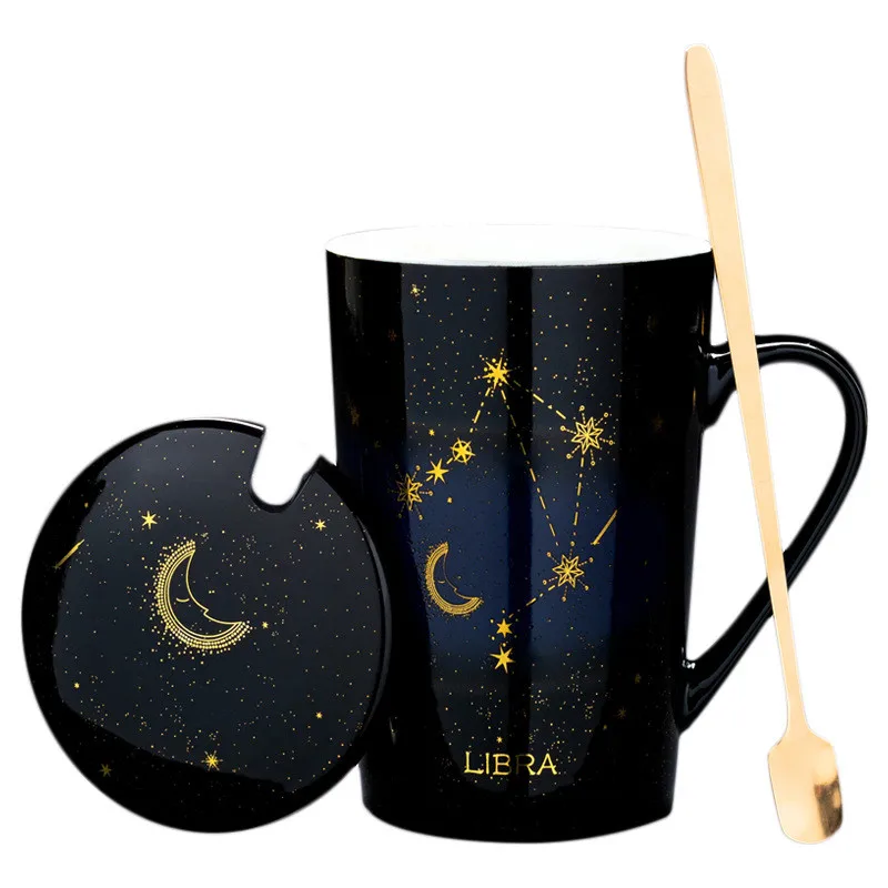 

420ml Ceramic Coffee Mugs Constellation Cup 12 Constellation Theme Romantic Creative Gift for Wedding/Christmas/Birthday Gift