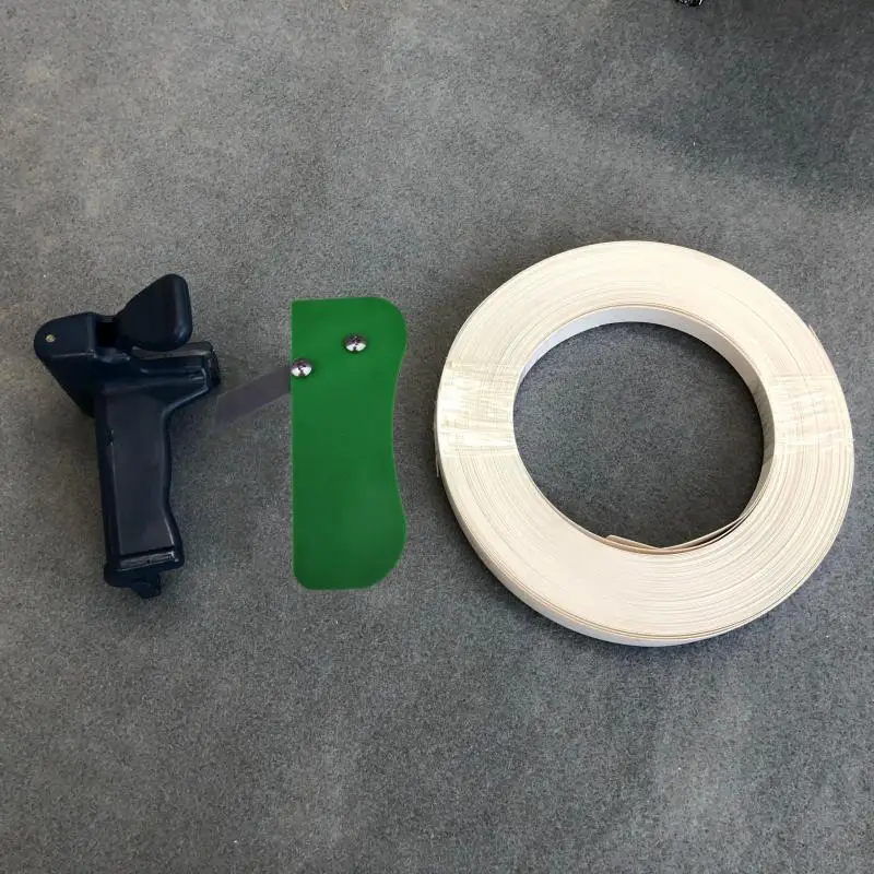 Bordatrice/macchina da ricamo per la lavorazione del legno senza regolazione della velocità Mini piega manuale in linea retta in Pvc per taglio del legno