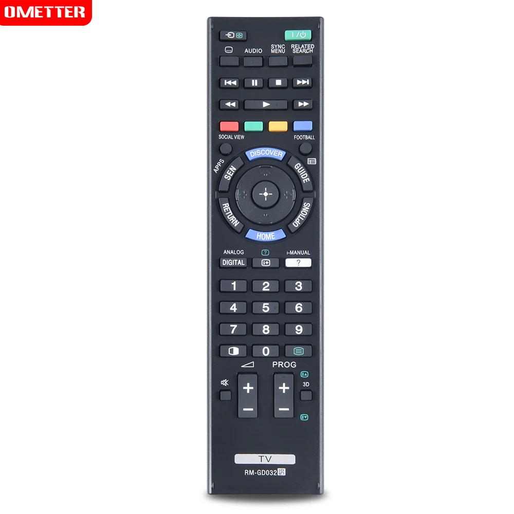 Pilot do Sony TV RM-GD032 RM-GD030 RM-GD033 RM-GD031 KDL55X9000B KDL60W850B KDL26EX550 KDL40EX650 40 w600b KDL-65W950B