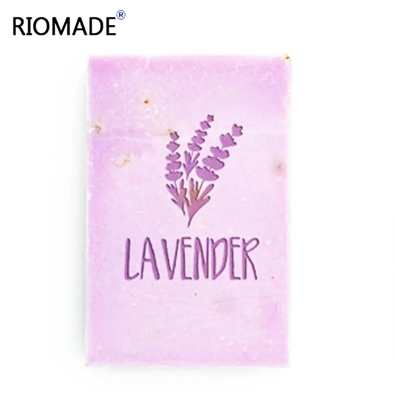 Olive Lemon Lavender Soap Stamp Transparent Natural Custom Stamps For Making Soap Acrylic Chapter With Handle Seal Customize