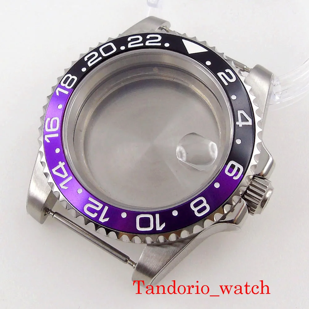 

For NH35 NH36 MIYOTA 8215 821A ETA2836 Mingzhu 2813 ETA 2824 PT5000 Movement 40mm Stainless Steel Watch Case Sapphire Glass