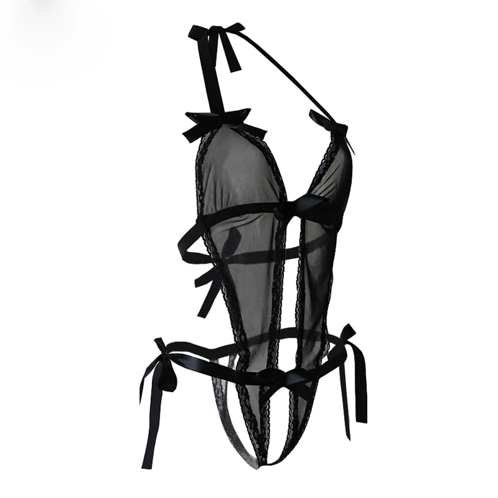 ملابس داخلية مثيرة من الدانتيل ملابس نوم إباحيّة بيبي دول مثير للنساء ملابس داخلية مثيرة من قماش شبكي تيدي كاتسويت ملابس نوم ملابس مشدات