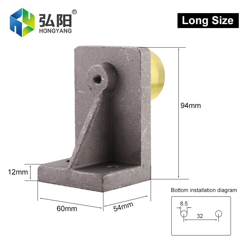 Limit Impact Block Cast Aluminum Limit Pile Impact Rubber Stop Pad Anti-Collision Block For CNC Milling Machine Engraving