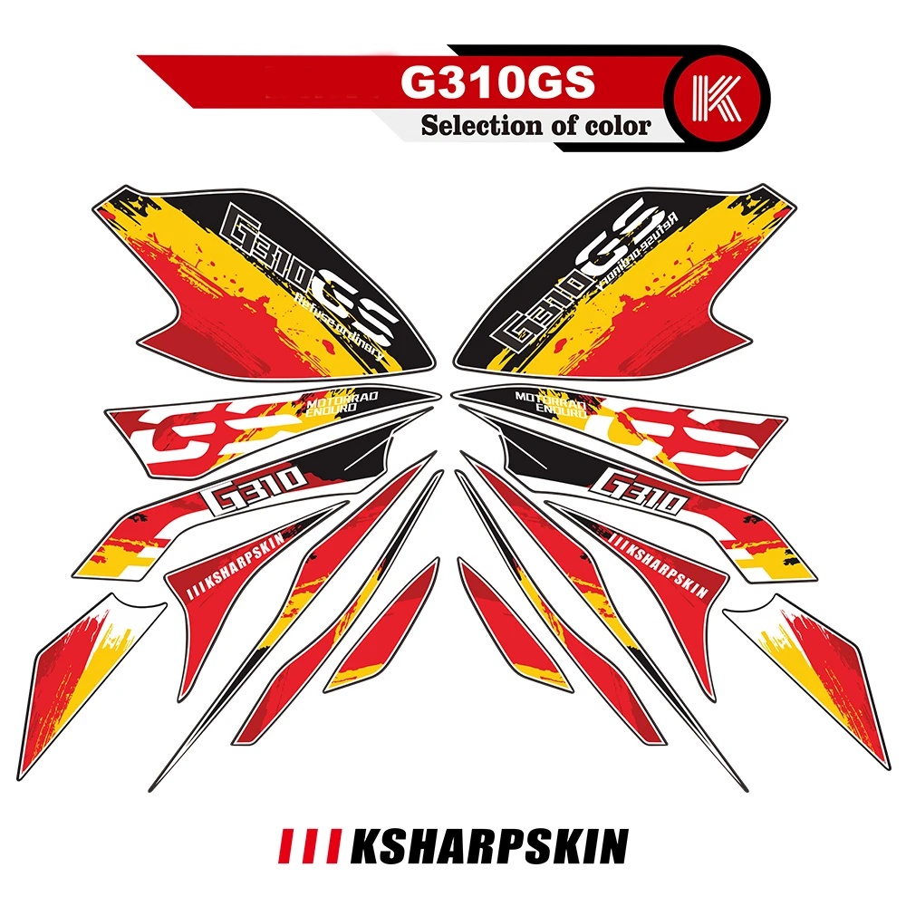 

Motorcycle Body Sticker Reflective Fairing Decals Decorative Protector For BMW G310GS g 310 gs Personalized motorcycle stickers