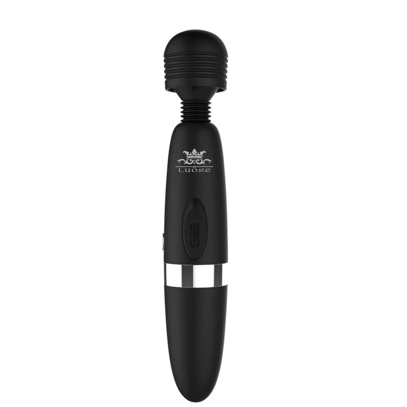 Luoge Multi-Speed G-Spot AV Wand Sex Toys with Headgear, Magic Wand Massager Vibrators Sex Products For Woman