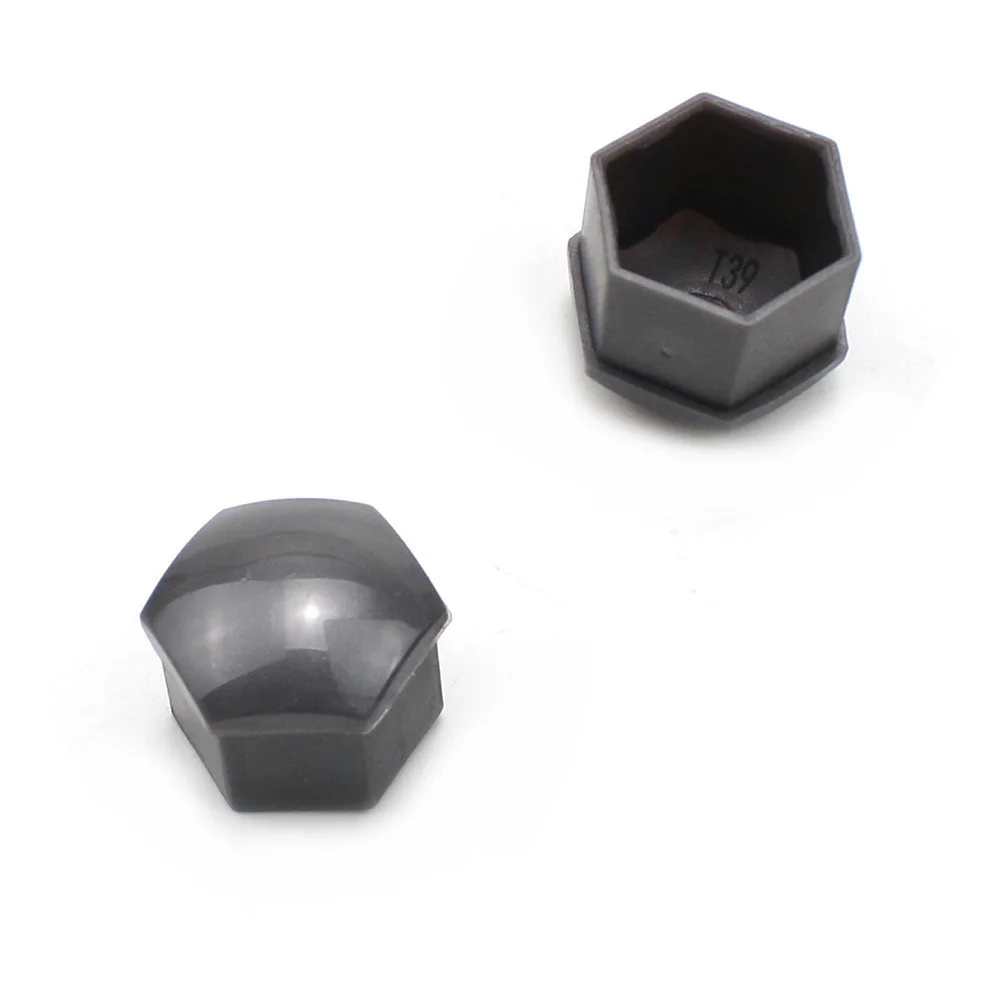 17mm Gray Car Wheel Lug Bolt Nut Cover Cap with Puller for Audi A1 A3 A4 A5A7 A8 VW Golf 321601173A 8D0012244A