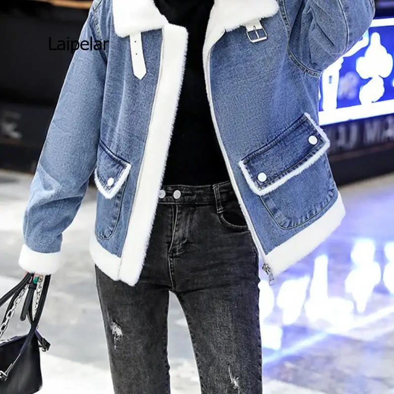 

Winter jacket women's winter clothing 2021 women's denim motorcycle down jacket quilted jacket