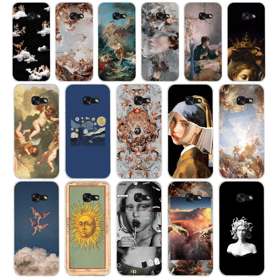 377FG Palace of Versailles Soft Silicone Tpu Cover phone Case for Samsung a3 2016 a5 2017 a6 plus a7 a8 2018 s6 7 8 9