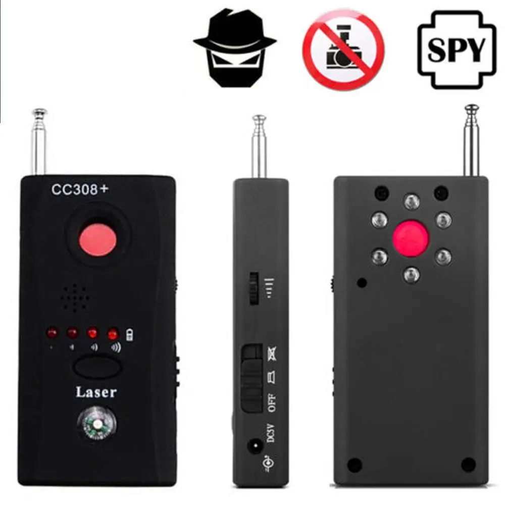 Multi-Function Wireless Camera Lens Signal Detector CC308+ Radio Wave Signal Detect Camera Full-range WiFi RF GSM Devices Finder