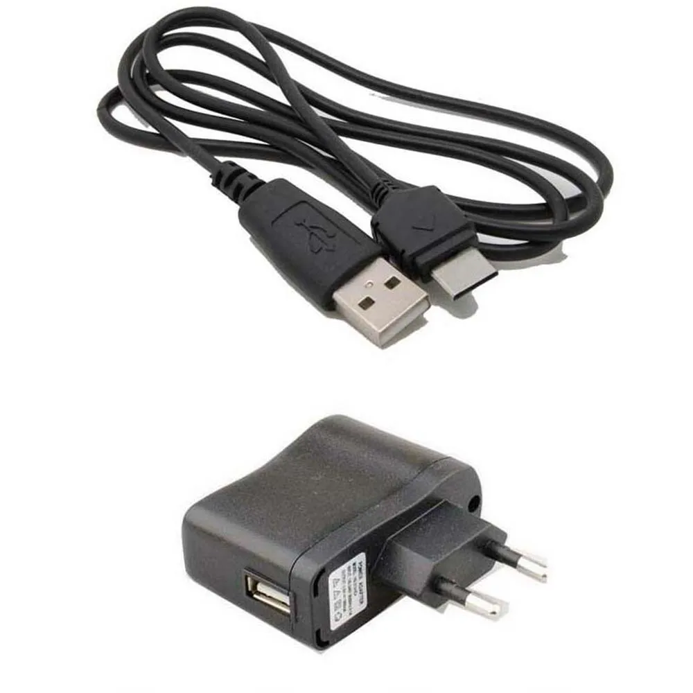 Kabel do transmisji danych USB ładowarka ścienna dla SAMSUNG SGH-A707 A717 D807 / D806 D830 D840 D900 czarny węgiel E250 E900 F300 i607 BlackJack