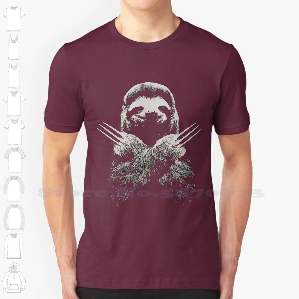 Sloth Funny Costume Best Gift For Lazy Sloths Lovers 100% Cotton T-Shirt Xmen Xman Best Christmas Birthday Valentines Day