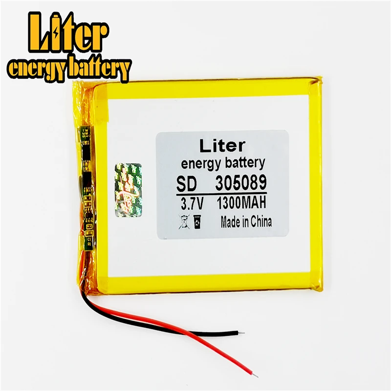 Tốt Nhất Thương Hiệu Pin 305089 3.7V 1300MAH Polymer Lithium Pin 305090 MP4 MP5 GPS DVD Đầu Ghi Hình