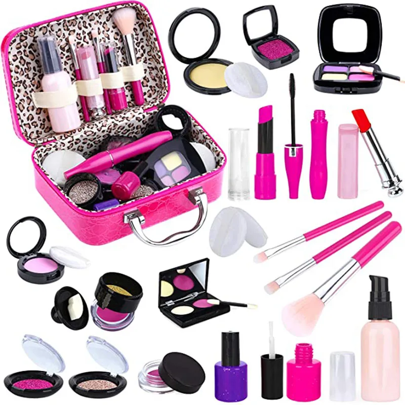 

Children Makeup Toys For Girls Fashion Baby Comestic Box Makeup For Girls Makeup Toys Pretend Play Make Up Toys Not Real Make Up