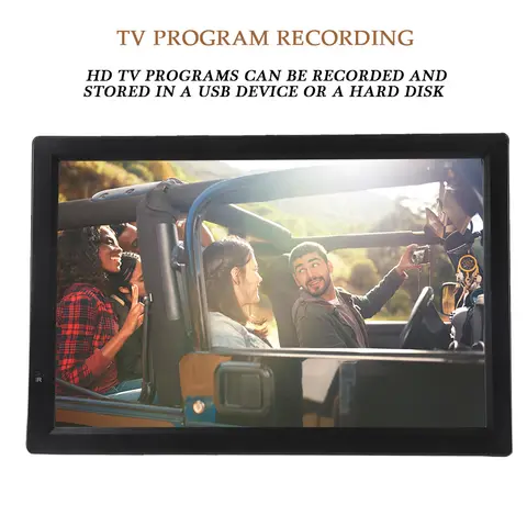 LEADSTAR14in Portable Digital TV ATV/UHF/VHF High Sensitivity Tuner TV Program Recording 1080P Portable TV