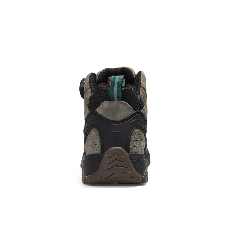 HUMTTO stivaletti impermeabili per uomo Sneakers con plateau in pelle stivali da trekking in gomma da uomo scarpe da uomo di sicurezza da lavoro