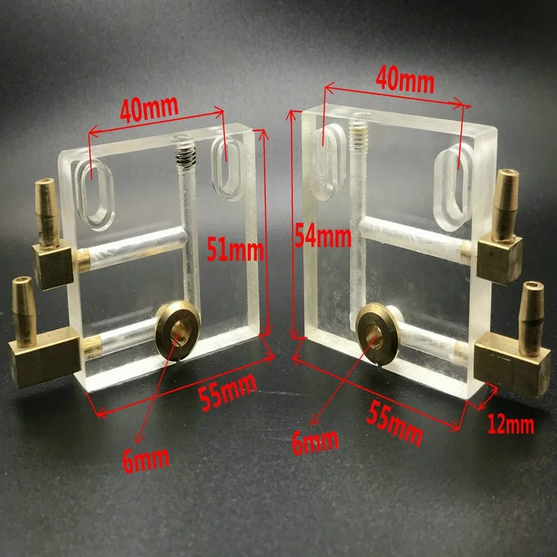 Wire Cut Parts Acrylic Water Panel 55/51mm for Baoma Machine