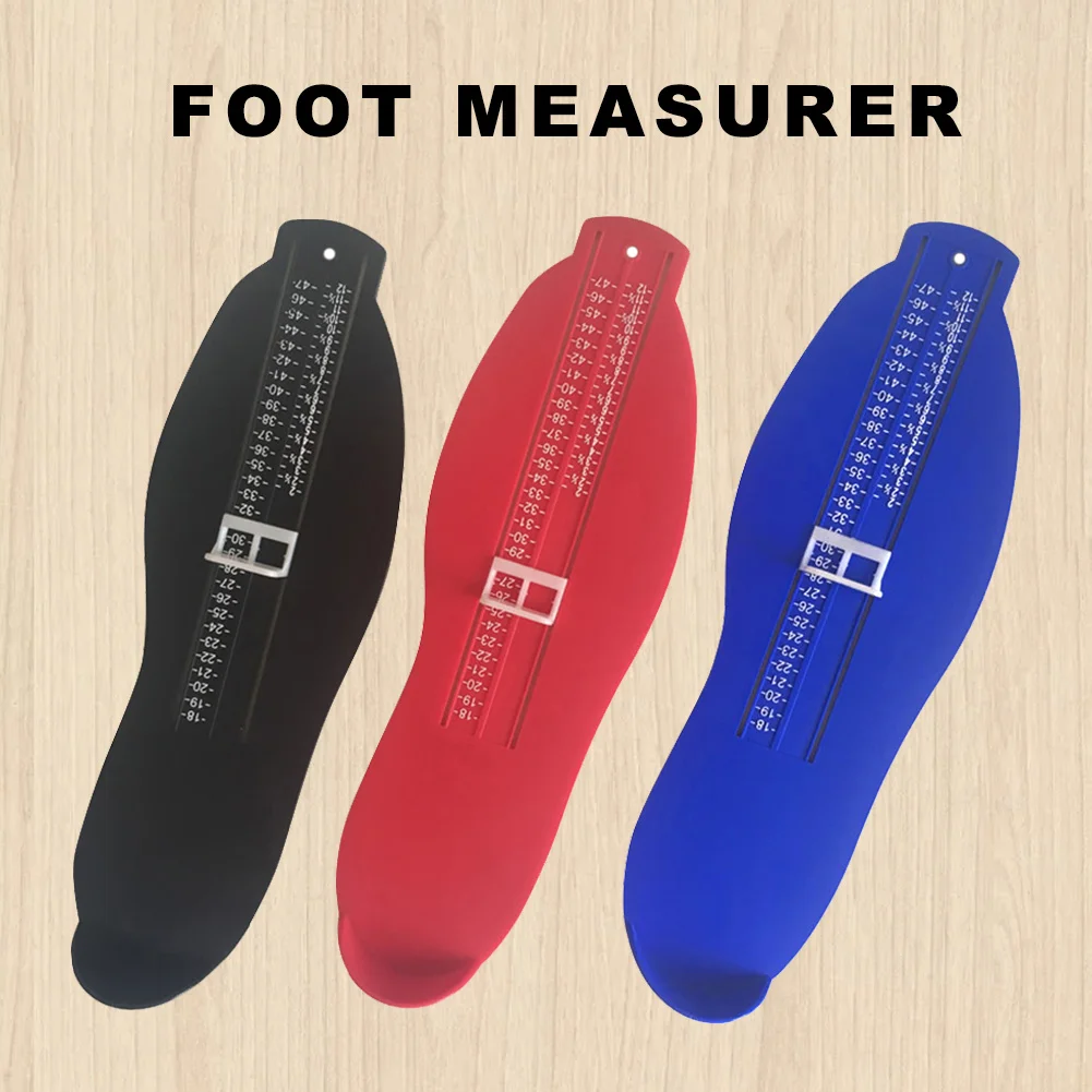 Foot Measure Tool Gauge Adults Shoes Helper Size Measuring Ruler Tools for Adults Shoe Fittings 18-47 Yards 33cmx11cm