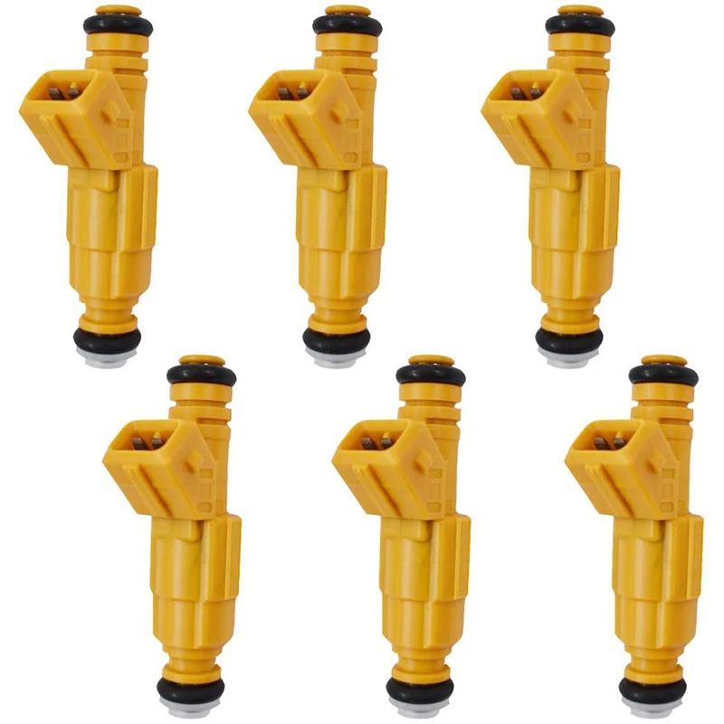 

6Pcs Fuel Injectors XJ YJ ZJ For Jeep Cherokee Grand Cherokee Fuel Injectors For 1987-1998 JEEP 4.0L 0280155710 car accessories