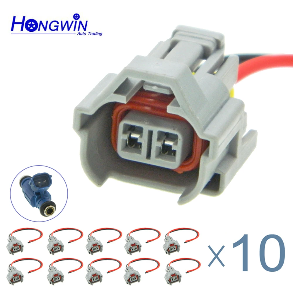 10/20/40/80/100 Universal Waterproof Fuel Injector Plugs Connector For Hyundai Kia Santa Accent Atos i10 35310-02900