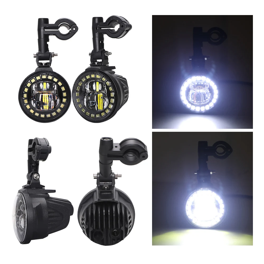 Nowy LED światła przeciwmgielne dla BMW R1200GS R1250GS przygoda GSA1200 1250 YAMAHA Tenere 700 900 TRACER 900 GT motocykl światła pomocnicze