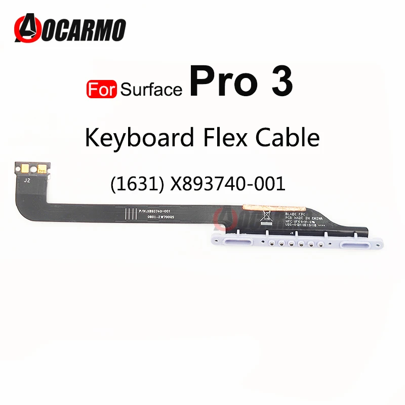 Cable flexible para teclado magnético, piezas de repuesto para Microsoft Surface Pro 3 Pro3, 1631 X893740-001