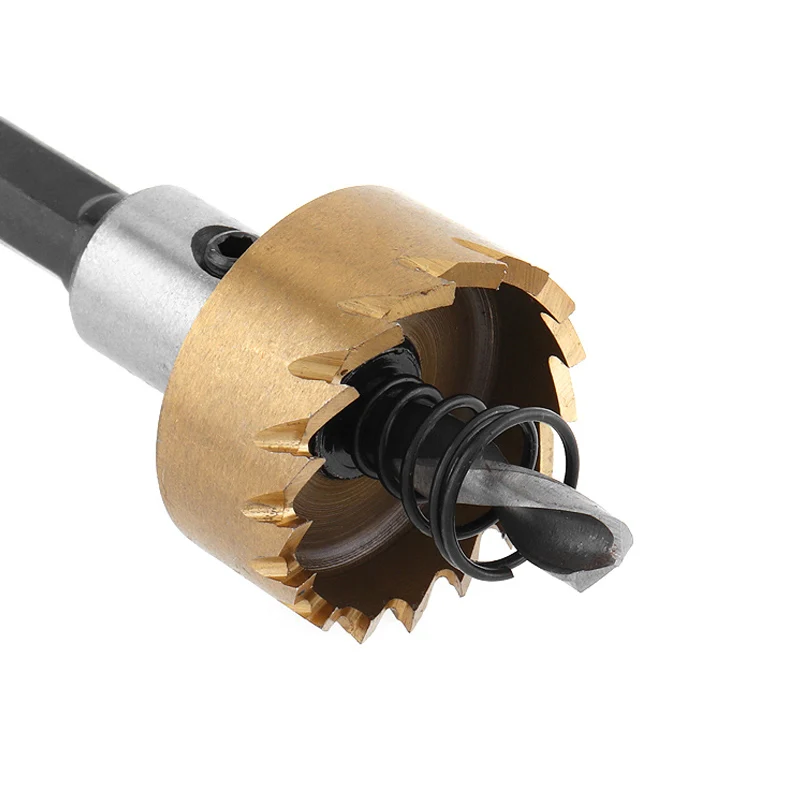Thép Cao Cấp Gỗ Cắt Mũi Khoan HSS Khoan Lỗ Cắt Công Cụ Với 25Mm Cho Việc Cài Đặt Khóa Cửa Kim Loại drillingKnobs