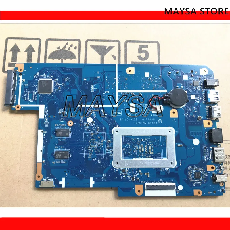 Laptop Motherboard For lenovo ideapad 110-17ikb 17.3 Inch DG710 NM-B031 4415U CPU 4GB RAM + 2GB video card works