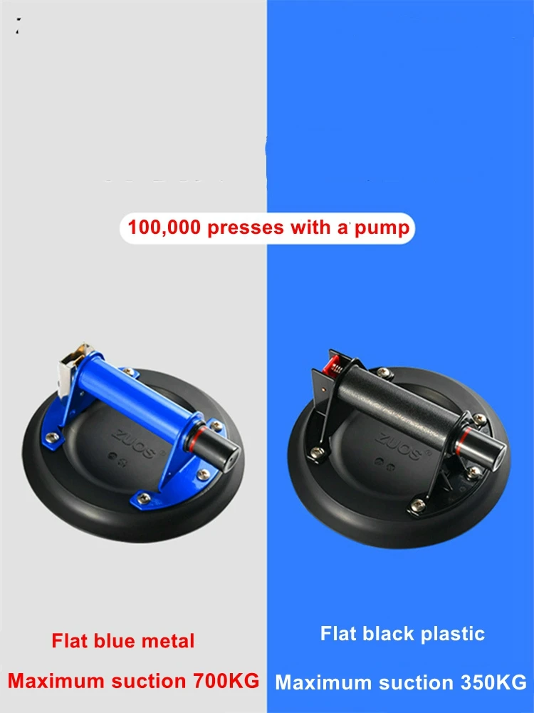 10นิ้วแก้วหินแผ่นกระเบื้องเซรามิคดูดสูญญากาศนิวเมติกไฮดรอลิกปั๊ม Heavy-Duty Fixed ดูด Lifter