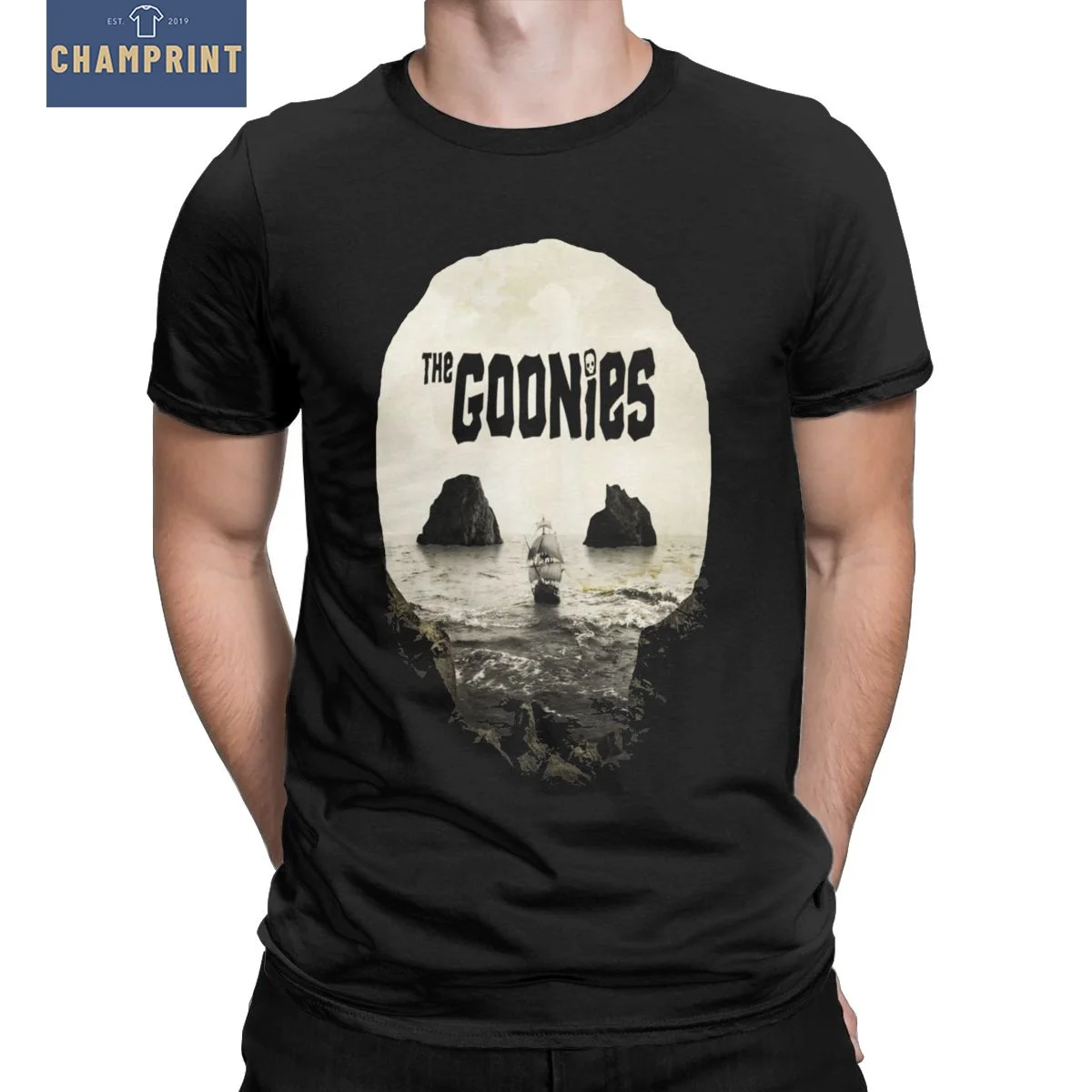 

The Goonies T-Shirt Men Vintage Pure Cotton Tees Crewneck Short Sleeve T Shirt Gift Idea Clothing