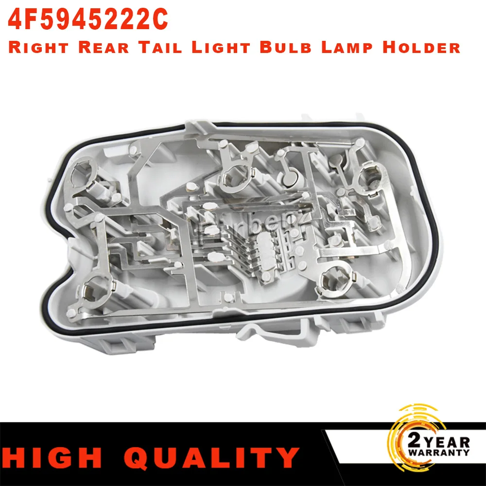 

Car Auto Right Rear Tail Light Bulb Lamp Holder Fit For AUDI A6 C6 SALOON 2004 2005 2006 2007 2008 4F5945222C