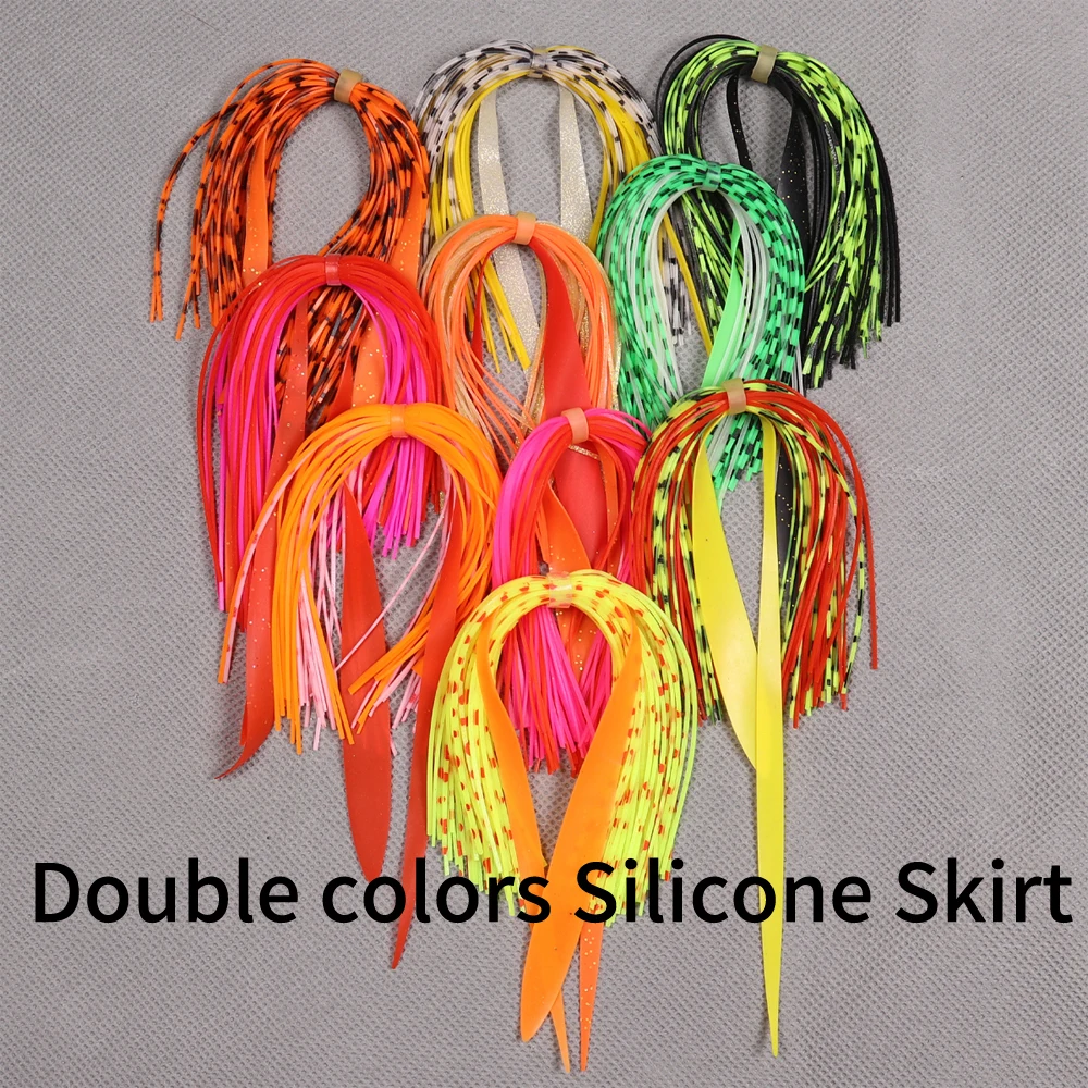 Falda de Silicona Doble Color para Jig – Para pargo, madai y calamar