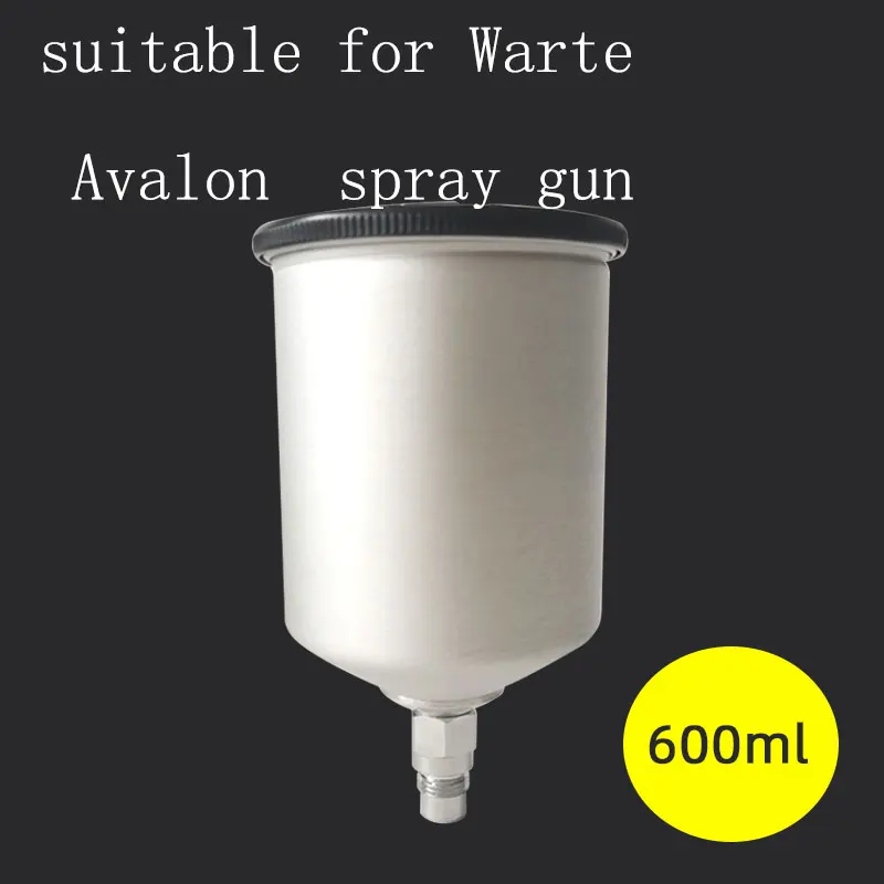 600ML Is Suitable For Warte Avalon Plastic Spray Gun Pot Container Gravity Spray Gun Cup Pot Pneumatic Tool Accessories