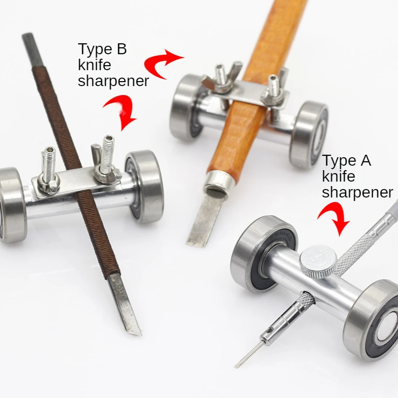 26mm Side Clamping Fixed Angle Honing Guide Tool Stainless For Wood Chisel Blade