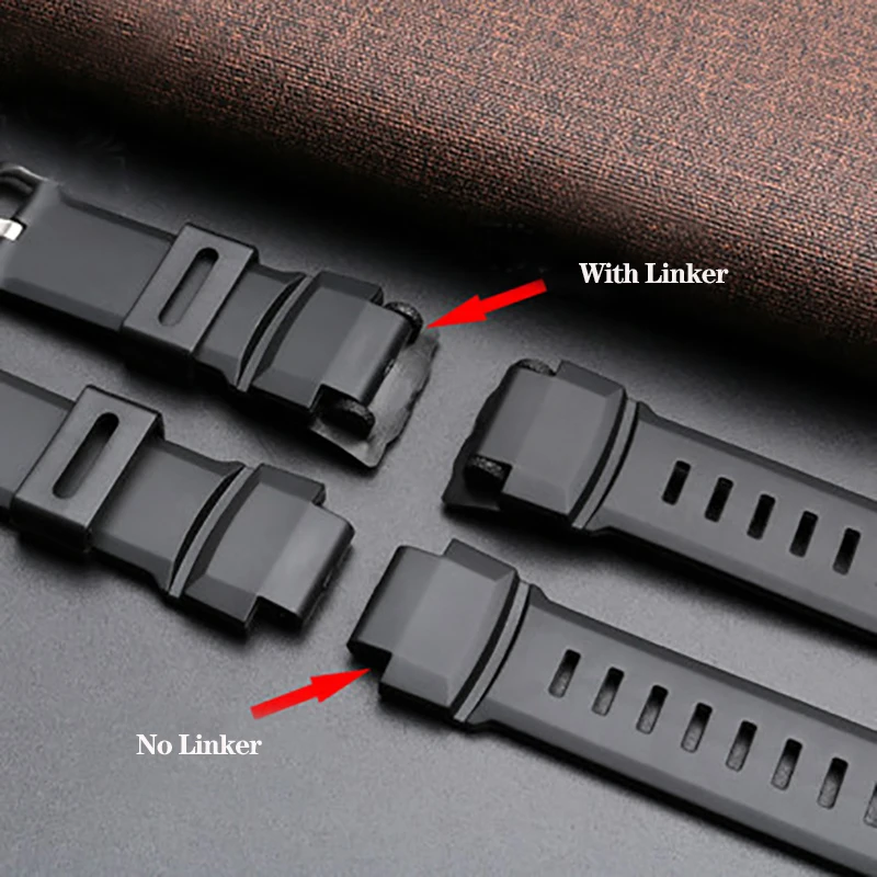 High Quality 18mm Replacement Watchband For Casio PROTREK PRG-260/550/250/500 PRW-3500/2500/5100 Waterproof Silicone Black Strap