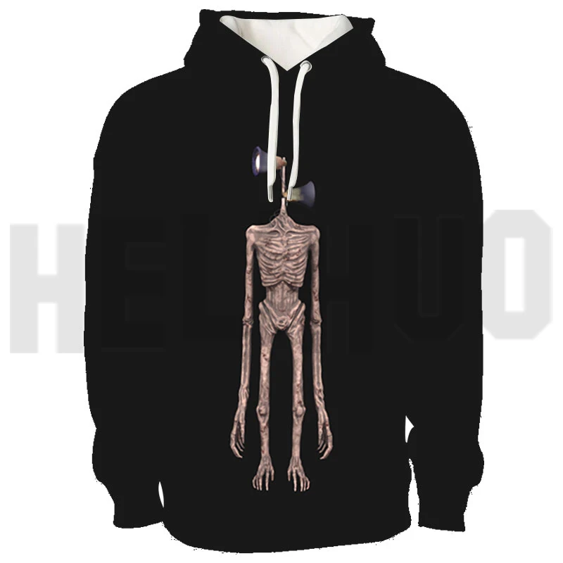 Siren Head 3D Hoodies Fashion Men/Women Sweatshirt Hip Hop Harajuku Hooded Clothes Male Pullover Sweatshirts Tops Winter Hoodies