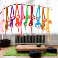 60cm Long Arm Tail Monkey Doll Soft Plush Toy Baby Stroller Bedding Sleeping Appease Toys Home Decoration Curtains Hanging Doll