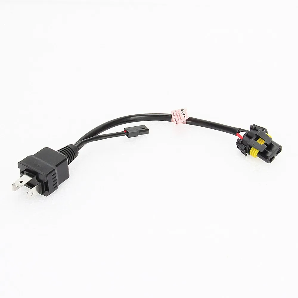 2pcs H4  Bi-Xenon Control Line Relay Harness Controller Wires Retrofit Connector Mini Projector Lens Line H4-3 Hi/Low  cable