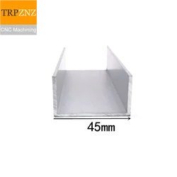 U-shape Aluminum, Outer width 45mm, length 50cm,aluminum alloy glass covered edge strip
