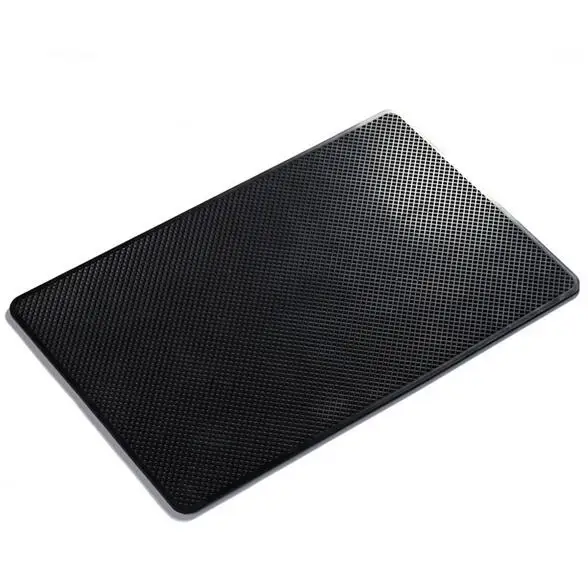 Car Black Mini Non Slip Pad Phone Holder Mat Anti-skid Silicone Mat Car Anti Slip Mat