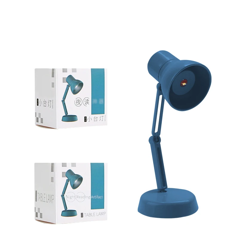 Mini lámpara LED de mesa, herramienta de escritorio auxiliar de lectura, portátil, extraíble, Kawaii, papelería, suministros escolares