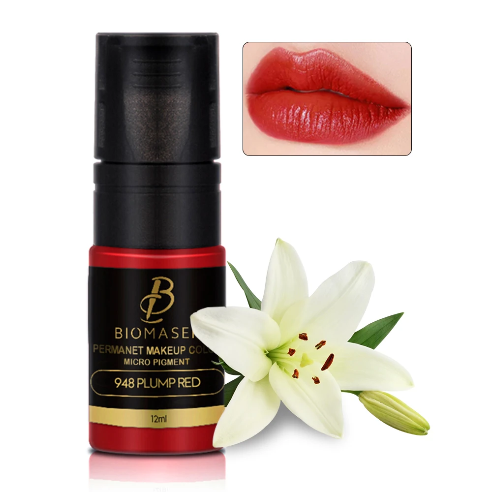 Biomaser-Pigment de maquillage professionnel en continu, encre de tatouage, pigment de microblading, longue durée de vie, blogueur oculaire, légion,