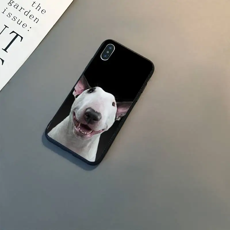 TOPLBPCS bullterrier bull terrier dog Phone Case For iPhone 11 8 7 6 6S 7 plus 8 plus X XS MAX 5 5S XR 12 Pro max se 2020 Case