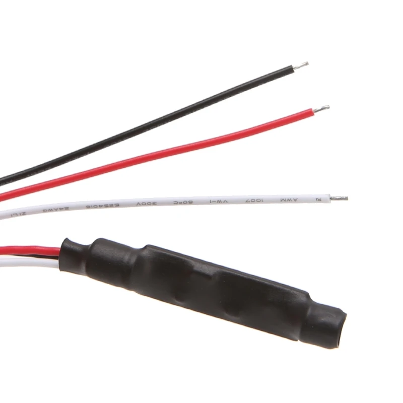 B2RD 5Pcs/Set Sensitive Microphone Security DC Power Cable For CCTV DVR Camera