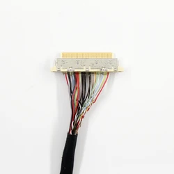 LVDS LCD Panel cable support for Motherboard D2700MT for 40 pin ipex connector 6 bit lcd screen