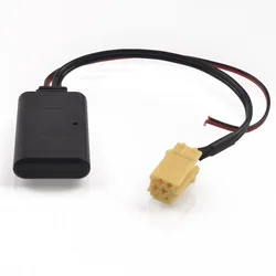 Car Radio Wireless Bluetooth Module Aux Adapter Adapter MINI ISO 6Pin For Fiat 500 Bravo Doblo Ducato Panda Punto Stilo