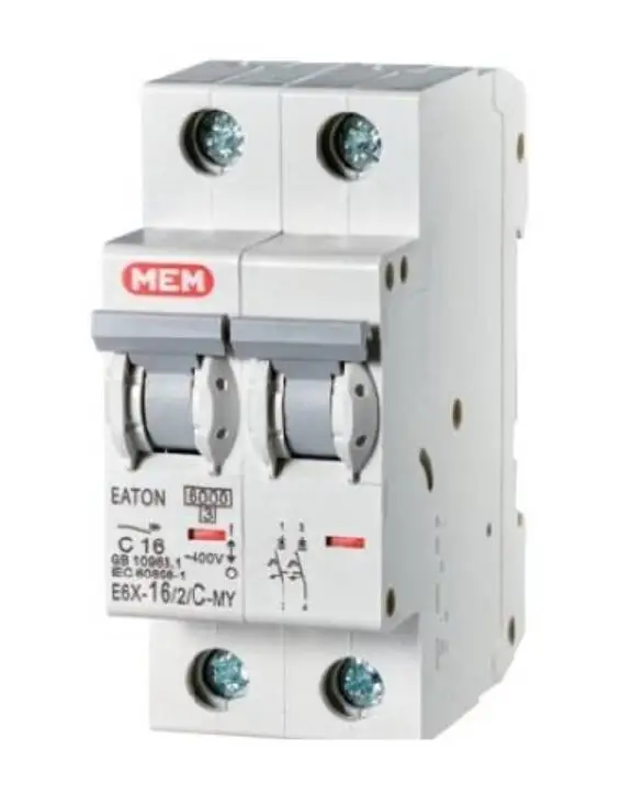 

E6X-25/2/D 90000025000617 2P | 25A | D | 6KA E6X mini circuit breaker