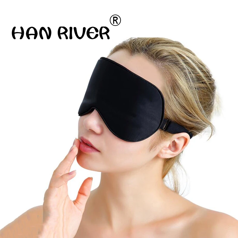 

1 piece in silk eye mask to sleep Silk fabrics usb heat heating steam patch manual temperature free shipping