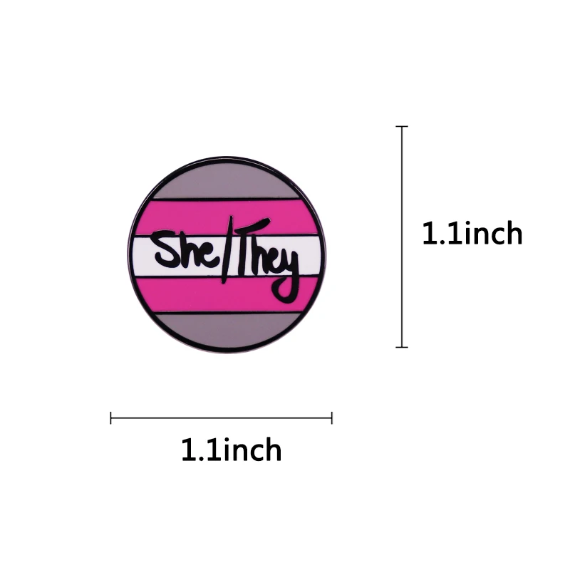 أنها تنطق الشارات المثبته بالدبابيس امرأة المجوهرات غير الثنائية #3