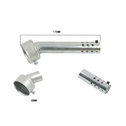 48mm Universal Motorcycle Exhaust  Muffler Adjustable DB Killer  Metal For Motorbike MF002 Road Bike MF010 175MM